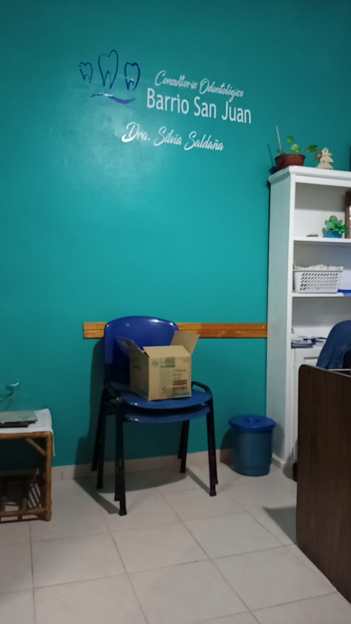 Consultorio odontológico luminoso y moderno de la Dra. Silvia Saldaña en Castelar con equipamiento clínico de última generación y ambiente cálido